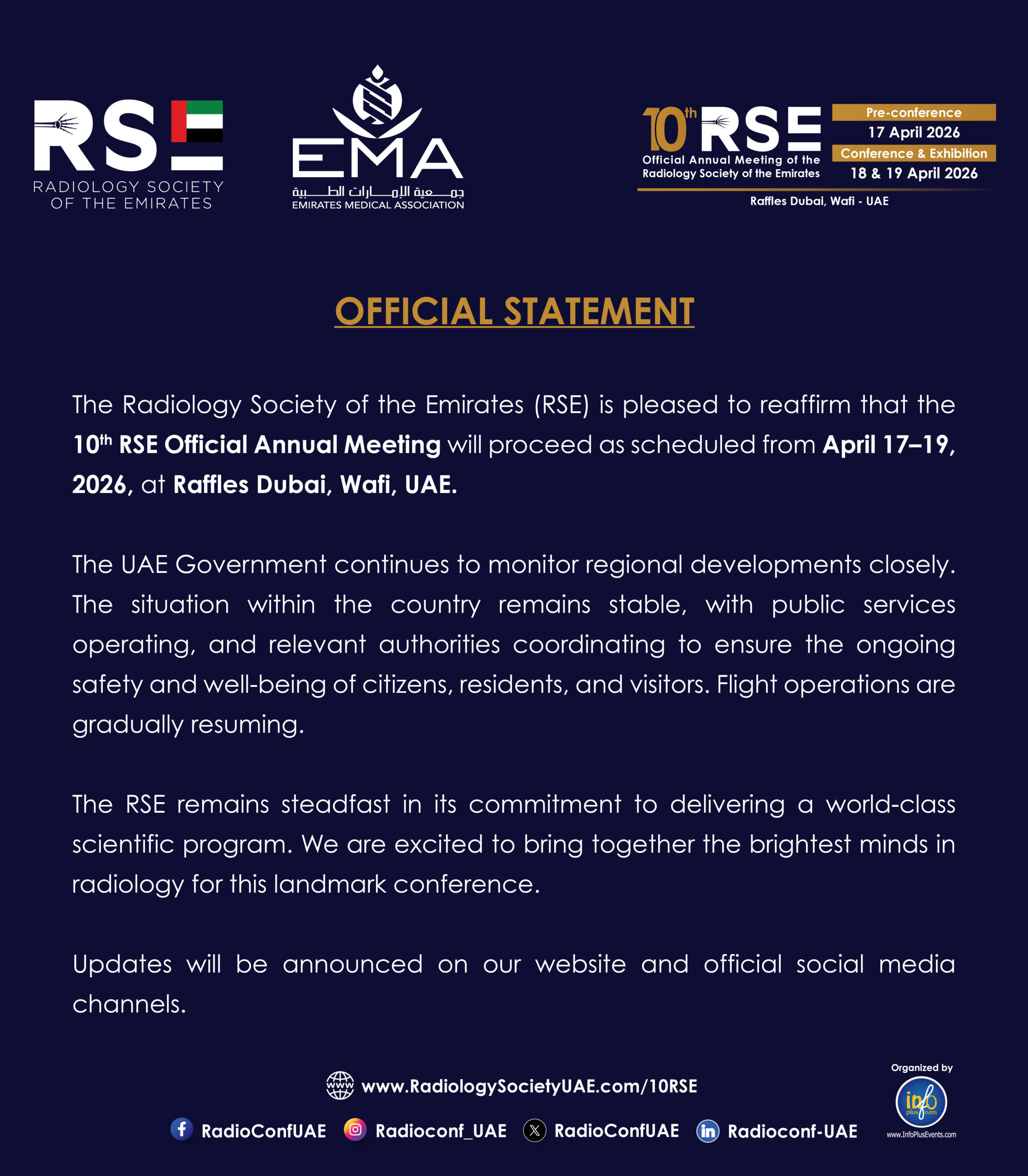 Radiology Announcement